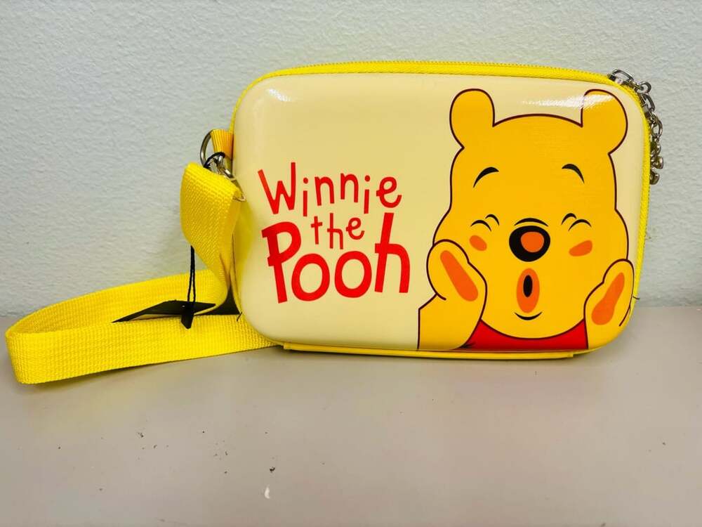 Disney Winnie The Pooh Crossbody Yellow Hard Shell Bag
